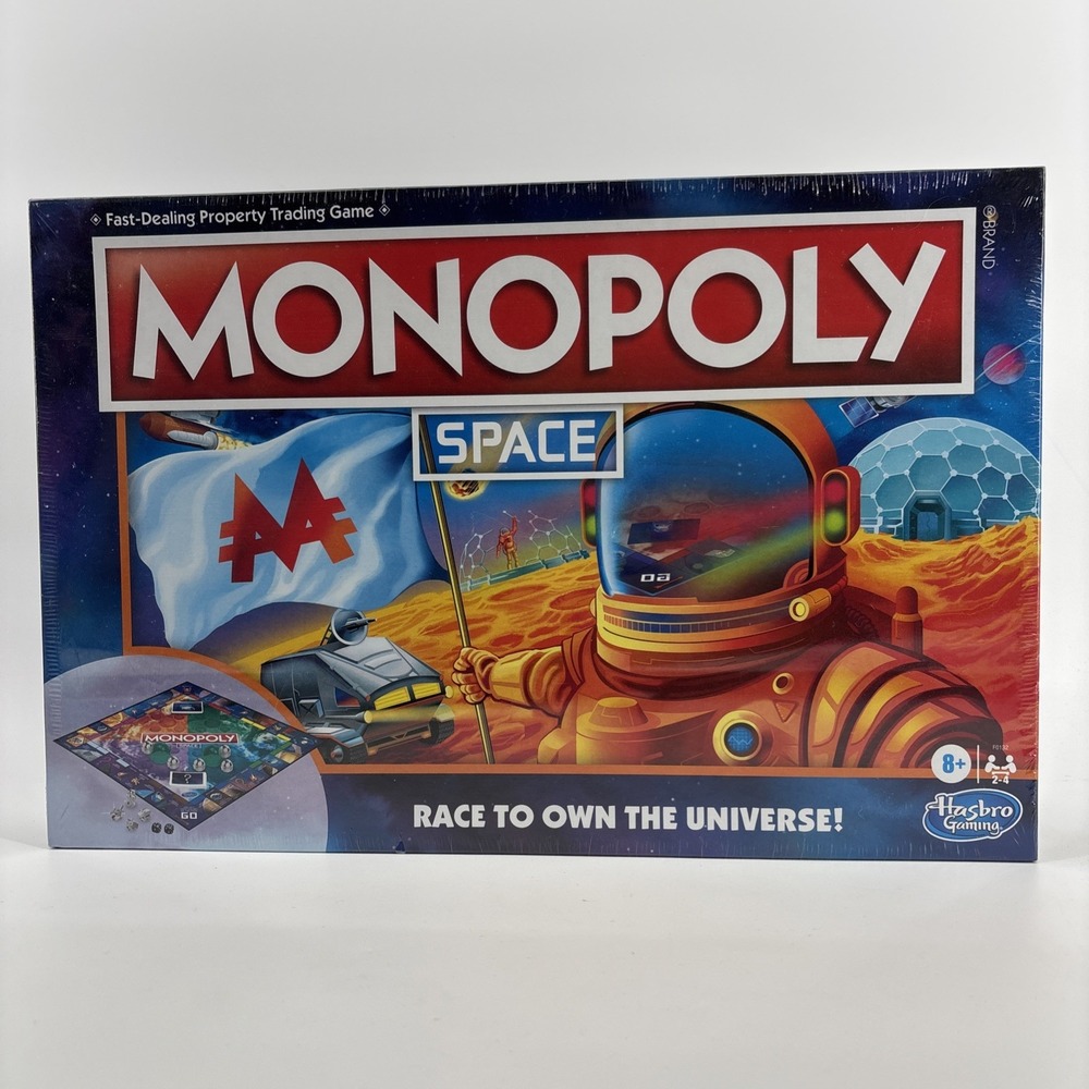 Monopoly Space Board Game By Hasbro Gaming New In Sealed Box